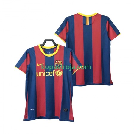 Billiga Fotbollströjor FC Barcelona 2010 2011 Retro Hemma tröja Kortärmad